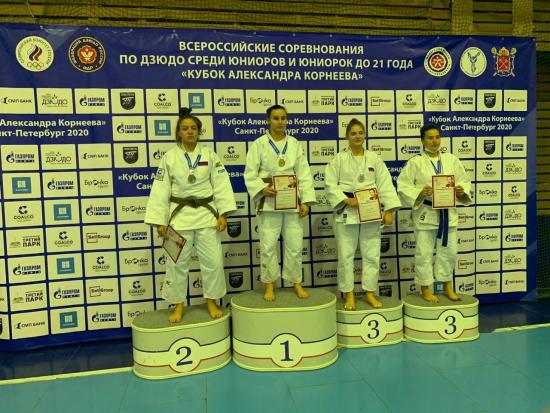 Тюменские дзюдоисты завоевали два «серебра» и три «бронзы» на турнире в Санкт-Петербурге