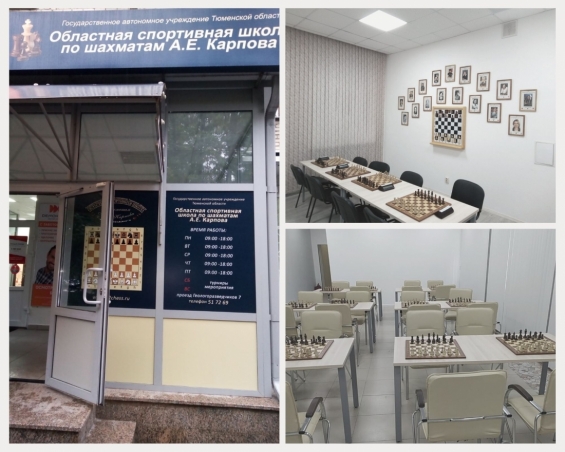 Областная спортивная школа по шахматам А.Е. Карпова   начала работу по новому адресу
